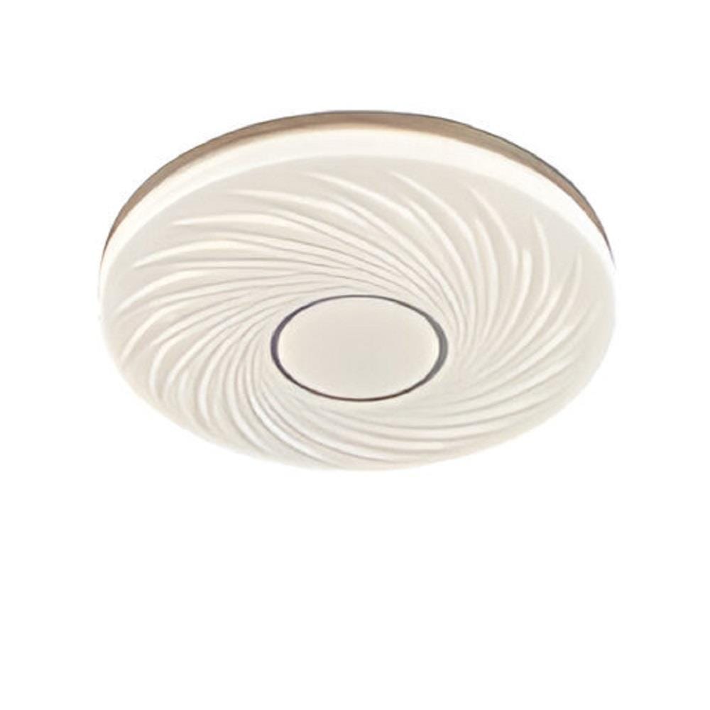 BRIGHT OBJECTIVES CEILING LAMP LED 15436-500 120WATT 3COLOUR CHANGING WHITE/WOOD 20"