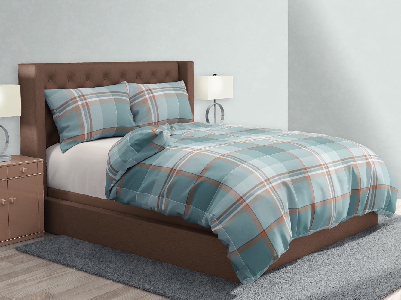 HERA WINTER OCEAN COMFORTER SET FLORRY SUPER SINGLE