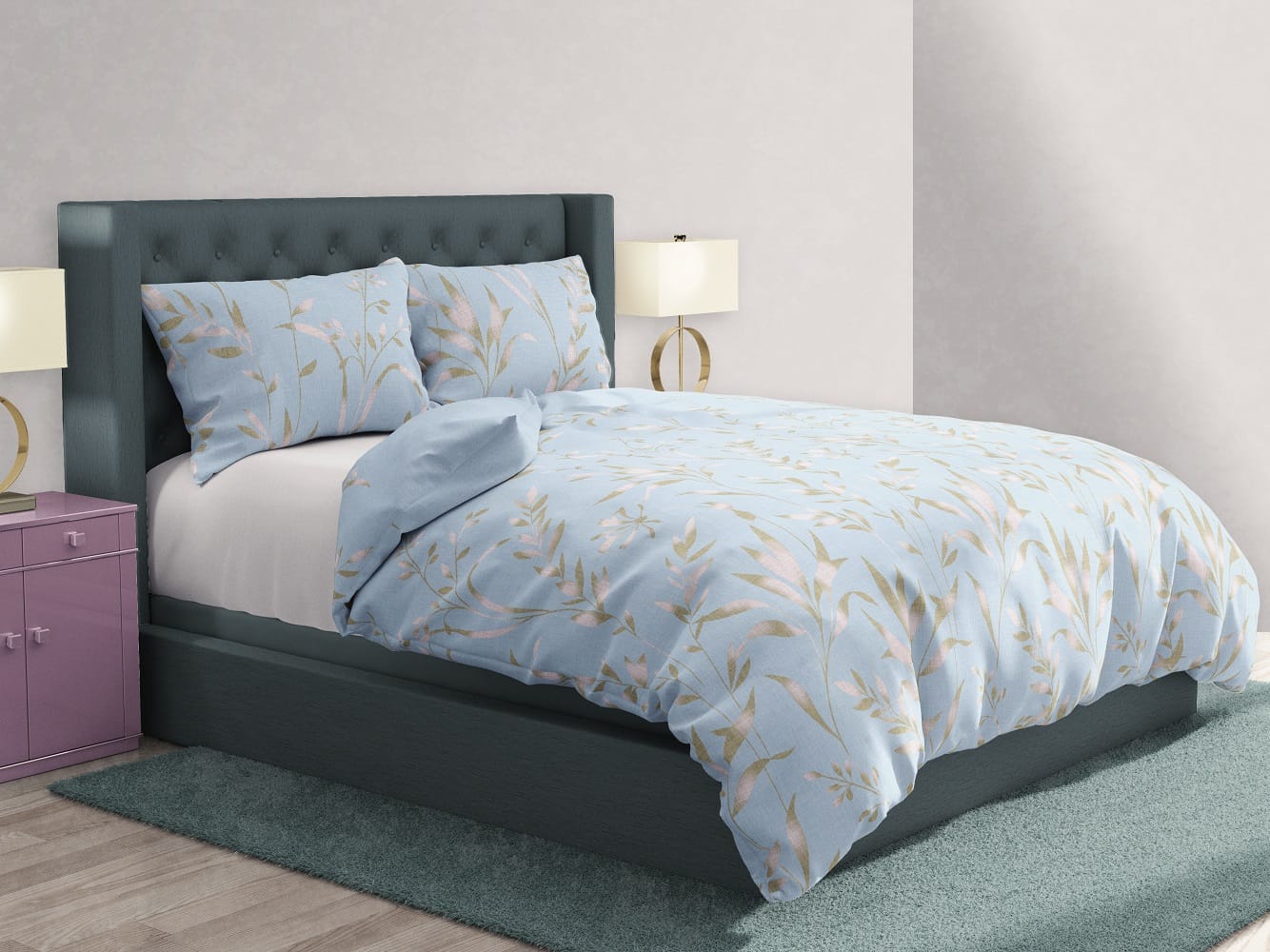 HERA NONNA CHIC COMFORTER SET ADRIENNA QUEEN SIZE