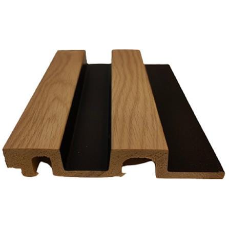 PREMO FLUTED WALL PANEL 290X12.2X1.2CM PS-JC1047-5478BT MODERN BEIGE BLACK
