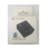 ZEATAR UNIVERSAL TRAVEL ADAPTOR Z3366 BLACK