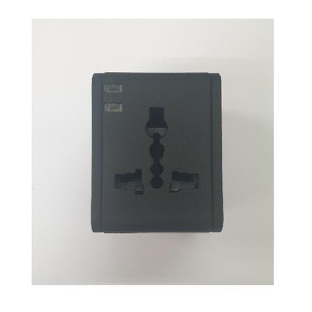 ZEATAR UNIVERSAL TRAVEL ADAPTOR Z3366 BLACK