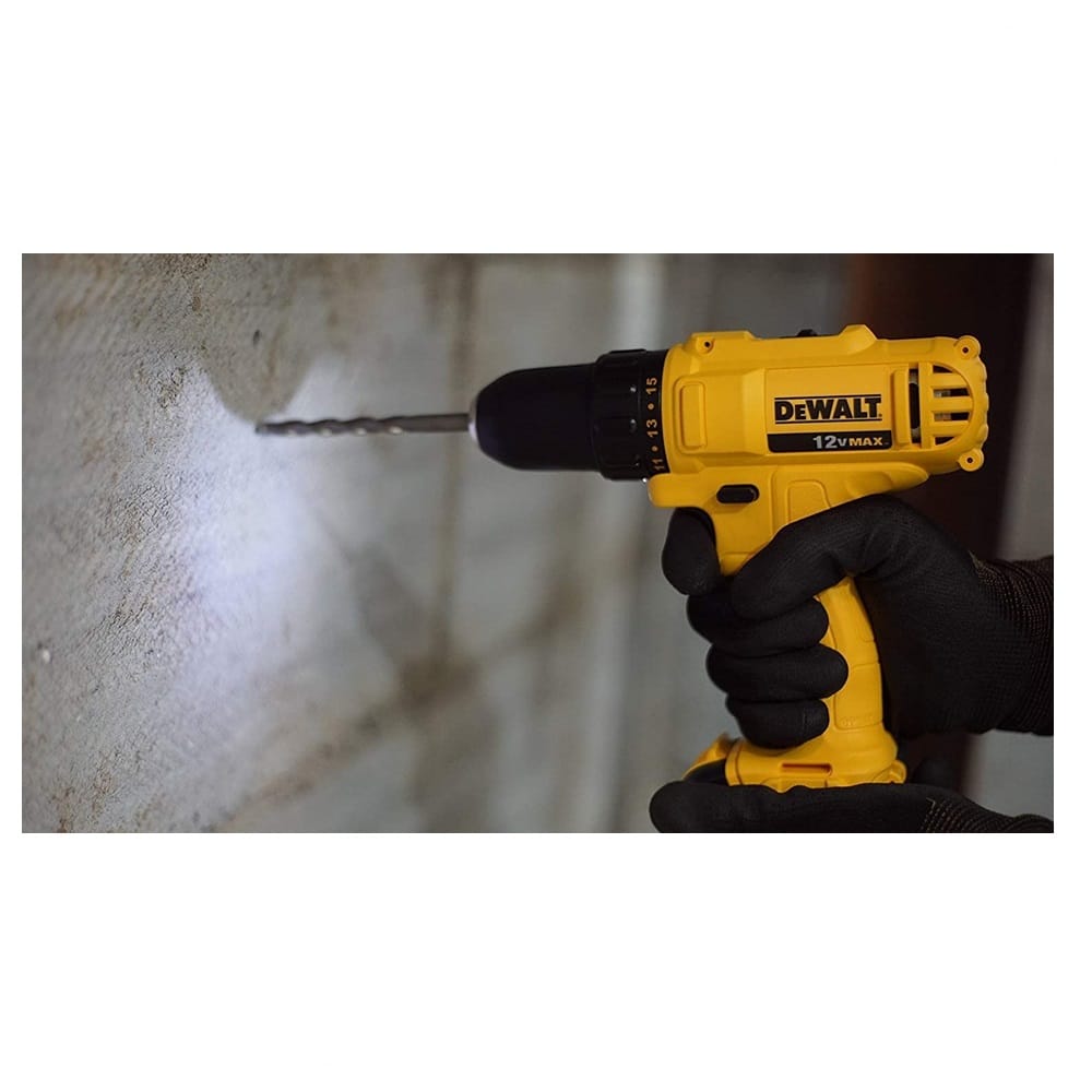 DEWALT CORDLESS 12V 10mm DRILL DRIVER DCD700D2 (BATTERY INCLUDED)