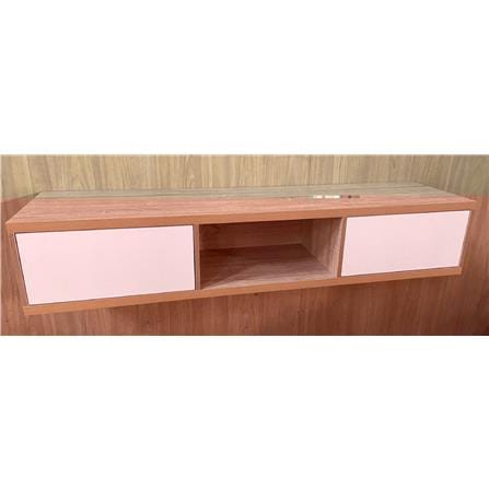 TV CABINET HANGING STAND 160CM OAK WHITE