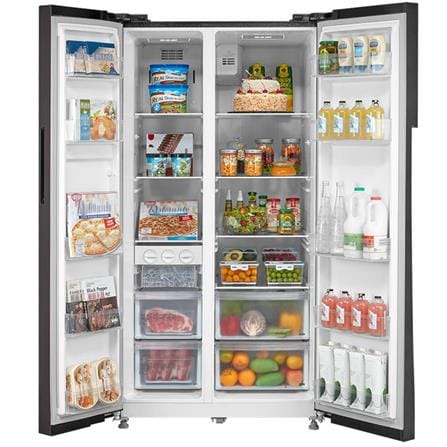 MIDEA SIDE BY SIDE REFRIGERATOR MDRS710FGE28 660L BLACK
