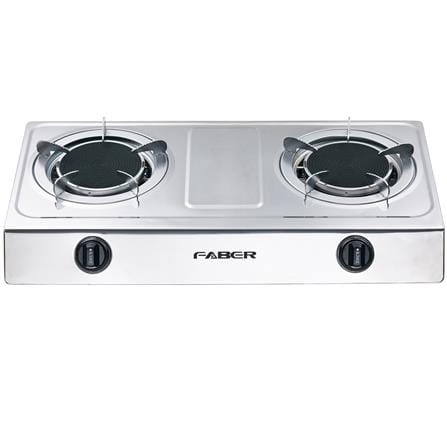 FABER INFRARED GAS STOVE FS LAVICO 5523 2 BURNERS STAINLESS STEEL 3.6KW