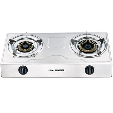 FABER GAS STOVE FS CASA 2302 2 BURNERS STAINLESS STEEL 3.4KW