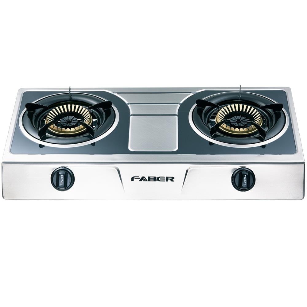 FABER GAS STOVE FS CASA 2322 2 BURNERS STAINLESS STEEL 3.6KW