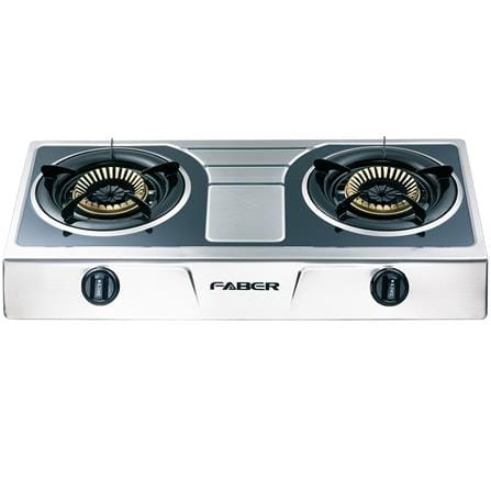 FABER GAS STOVE FS CASA 2322 2 BURNERS STAINLESS STEEL 3.6KW