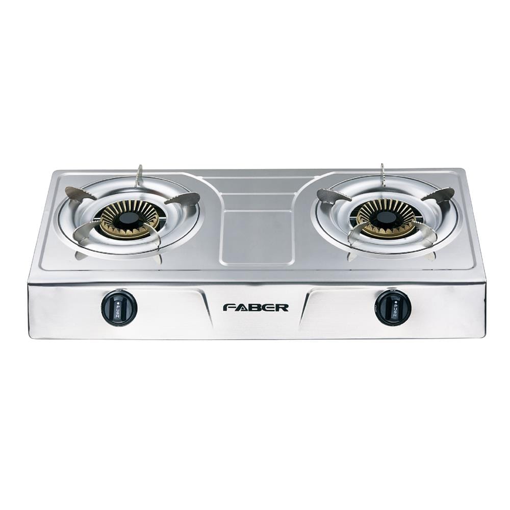 FABER GAS STOVE FS CASA 2300 2 BURNERS STAINLESS STEEL 3.6KW
