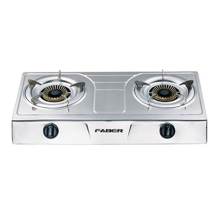 FABER GAS STOVE FS CASA 2300 2 BURNERS STAINLESS STEEL 3.6KW