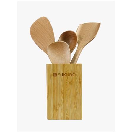 FUKURO 5-PIECE BEECHWOOD UTENSILS SET HH 0415