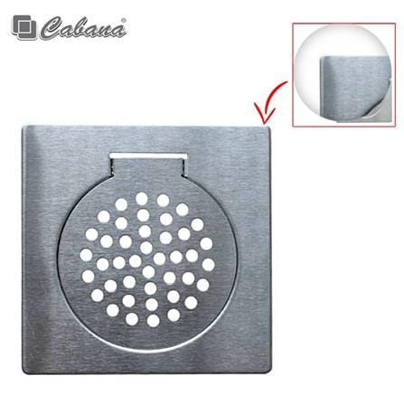 CABANA STAINLESS STEEL FLOOR TRAP DRAIN CB6622 150X150MM