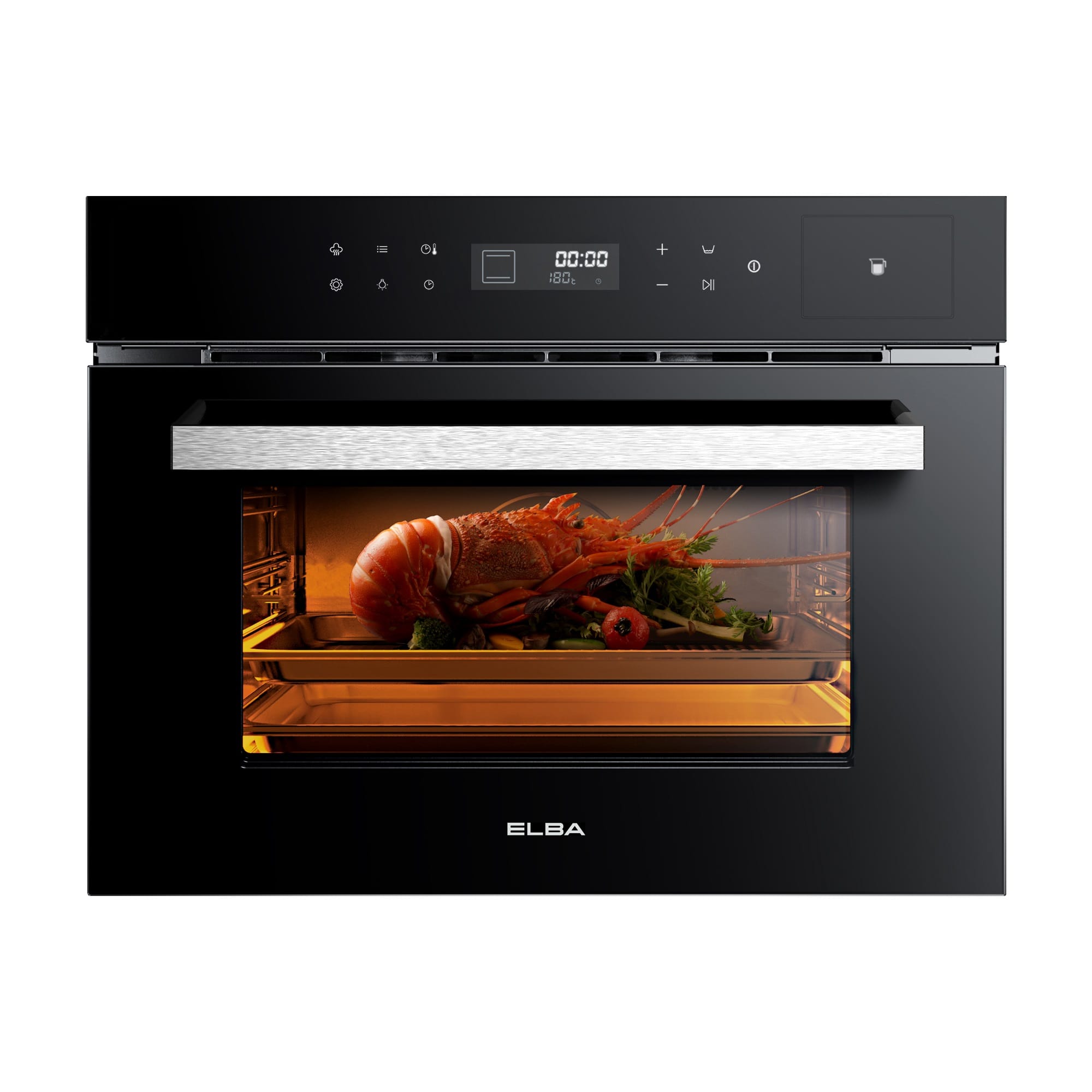 ELBA BUILT-IN STEAM OVEN ESGO-N6088D(BK) BLACK 60L