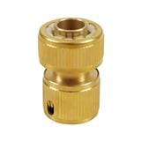 SPRING BRASS QUICK CONNECTOR GARDEN HOSE FITTING 5/8IN