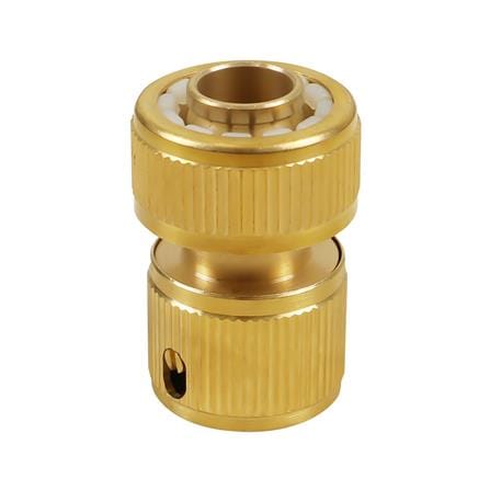 SPRING BRASS QUICK CONNECTOR GARDEN HOSE FITTING 5/8IN