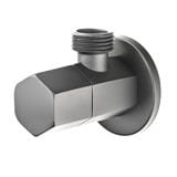 LIVINOX ANGLE STOP VALVE LT-AG05GM HEXAGON SHAPE GUN METAL H4.5XW6XD5CM