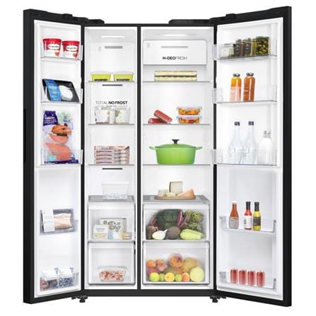 HAIER SIDE BY SIDE REFRIGERATOR HRF-689SI(GE) 689L BLACK