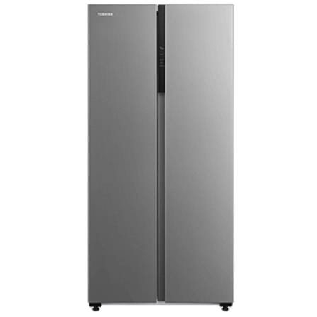 TOSHIBA SIDE BY SIDE REFRIGERATOR GR-RS602WI-PMY(49) 530L RIKYU GRAY