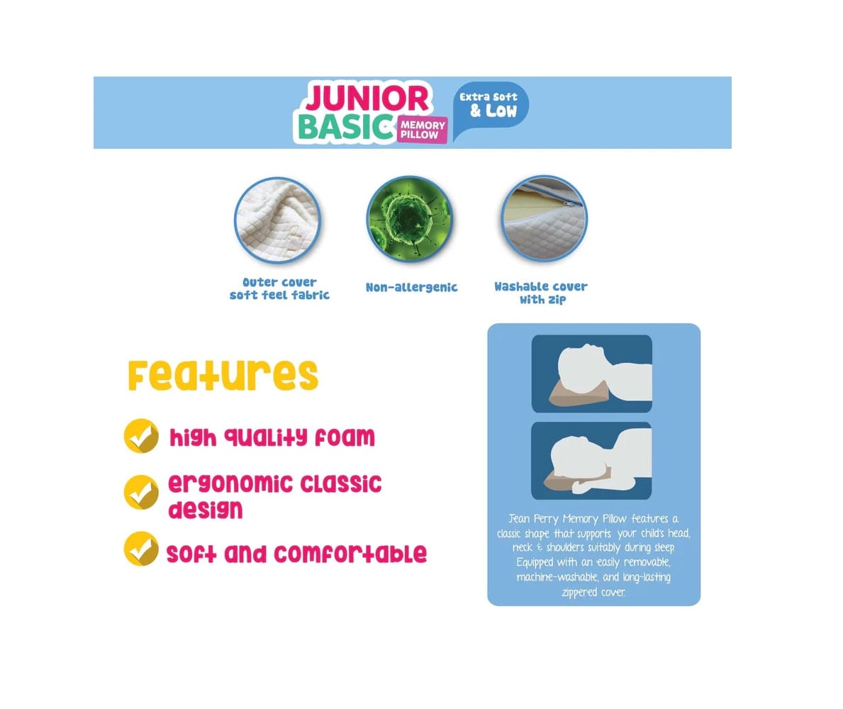 JEAN PERRY JUNIOR BASIC MEMORY PILLOW