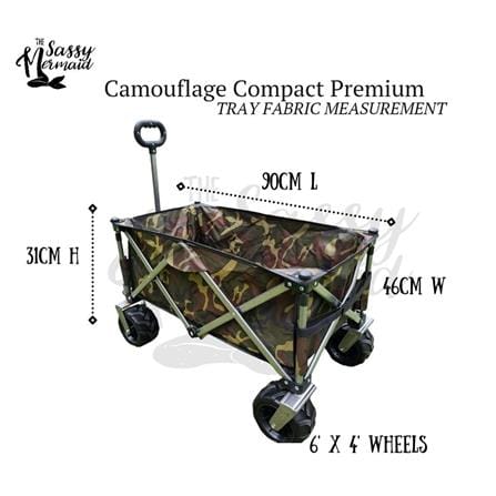SASSY MERMAID FOLDING WAGON 100KG (CAMOUFLAGE) COMPACT
