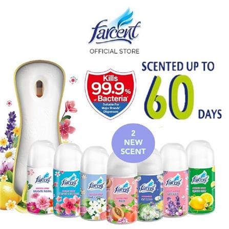 FARCENT SCENTED NATURAL SPRAY 250ML TWIN PACK SKY BREEZE