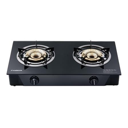 FABER GLASS TOP GAS STOVE FC GLAZZO G2713 2BURNERS 3.6KW
