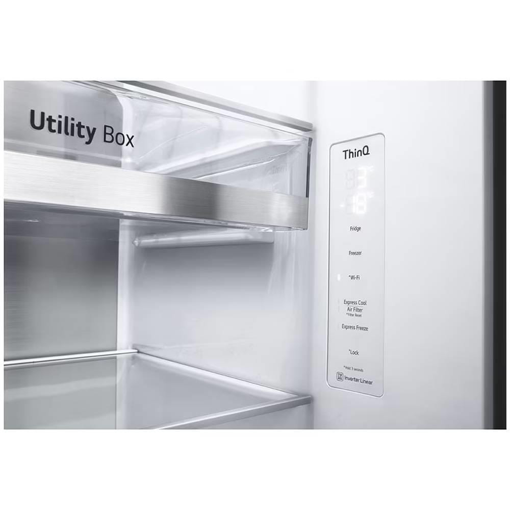 LG SIDE BY SIDE REFRIGERATOR GC-V257CQFW 655L DARK GREY