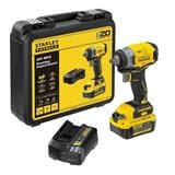 STANLEY CORDLESS 20V BRUSHLESS IMPACT WRENCH (1pc 4.0Ah BATTERY INCLUDED)