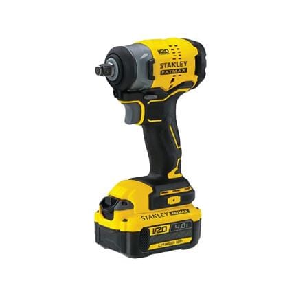 STANLEY CORDLESS 20V BRUSHLESS IMPACT WRENCH (1pc 4.0Ah BATTERY INCLUDED)