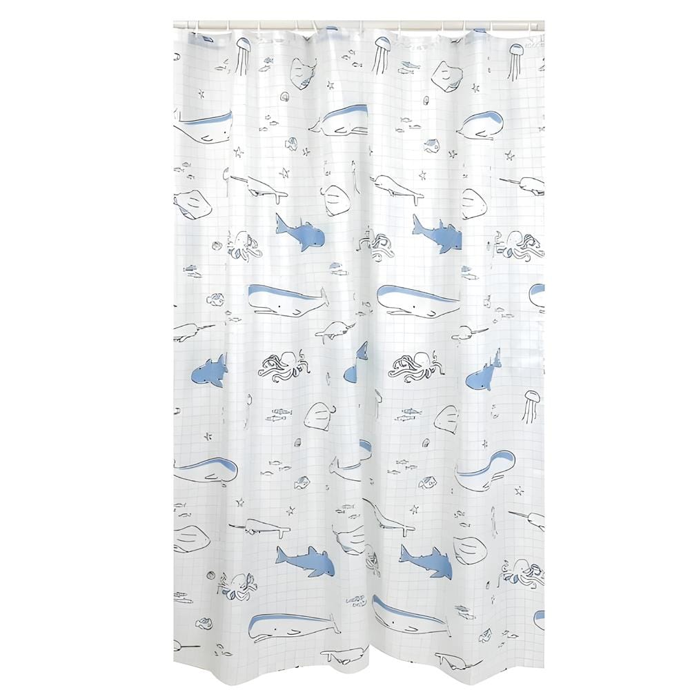 MOYA POLYESTER SHOWER CURTAIN ACS23078A 180X180CM