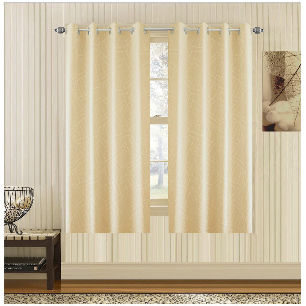 HLS CURTAIN EYELET HAZA UV 150X180CM CREAM