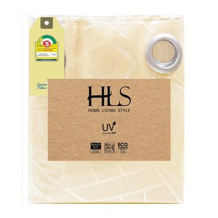 HLS CURTAIN EYELET HAZA UV 150X250CM CREAM