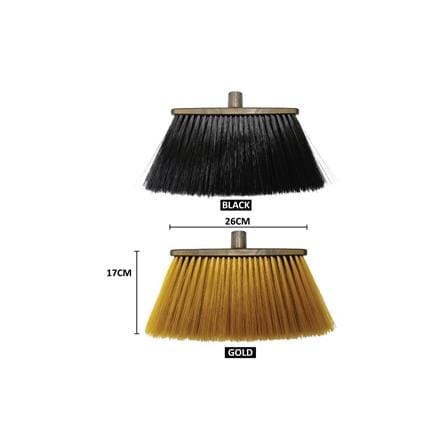 RAYACO BROOM SET 138CM*30M 8888 STAINLESS WTH GOLD//BLACK