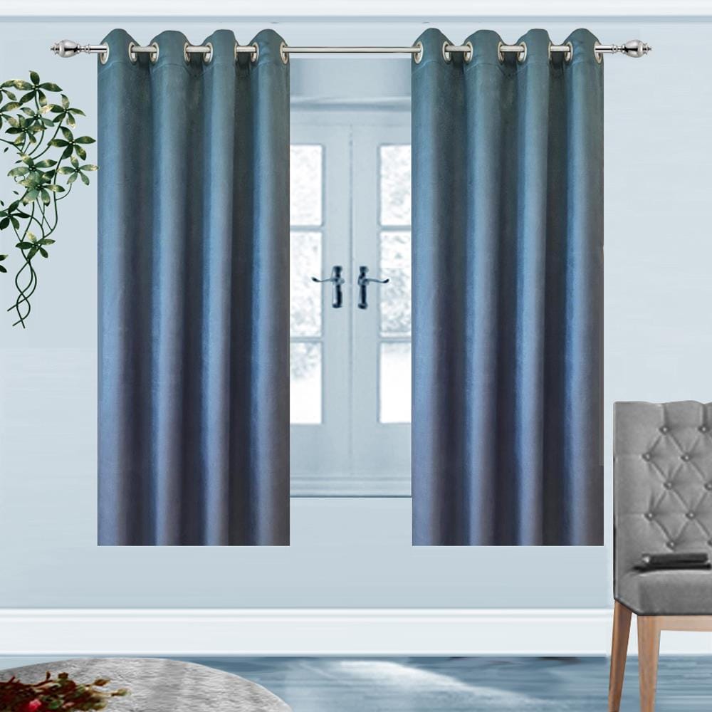 HLS CURTAIN EYELET GLOSSVA UV 130X220CM BLUE