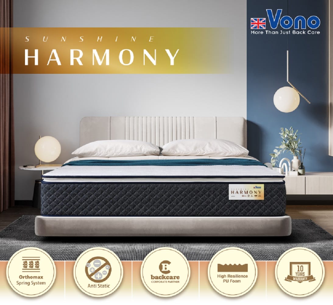VONO SUNSHINE HARMONY MATTRESS QUEEN SIZE