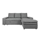 RIGHT-HAND FACING L-SHAPED SOFA FURDINI STAR DARK GREY [EXCLUSIVE FROM HOMEPRO THAILAND]