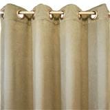HLS CURTAIN EYELET GLOSSVA UV 130X250CM GOLD