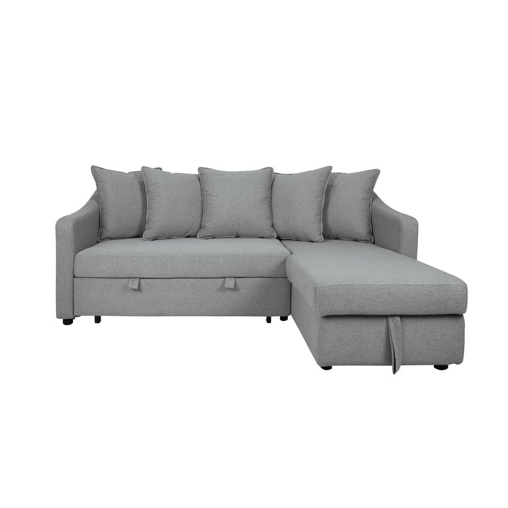 L-SHAPED SOFA FURDUNI MAYFAIR LIGTH GREY [EXCLUSIVE FROM HOMEPRO THAILAND]