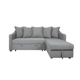 L-SHAPED SOFA FURDUNI MAYFAIR LIGTH GREY [EXCLUSIVE FROM HOMEPRO THAILAND]
