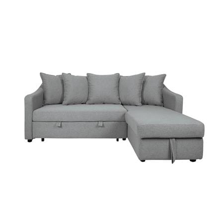 L-SHAPED SOFA FURDUNI MAYFAIR LIGTH GREY [EXCLUSIVE FROM HOMEPRO THAILAND]