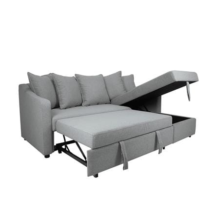L-SHAPED SOFA FURDUNI MAYFAIR LIGTH GREY [EXCLUSIVE FROM HOMEPRO THAILAND]