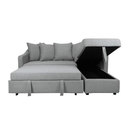L-SHAPED SOFA FURDUNI MAYFAIR LIGTH GREY [EXCLUSIVE FROM HOMEPRO THAILAND]