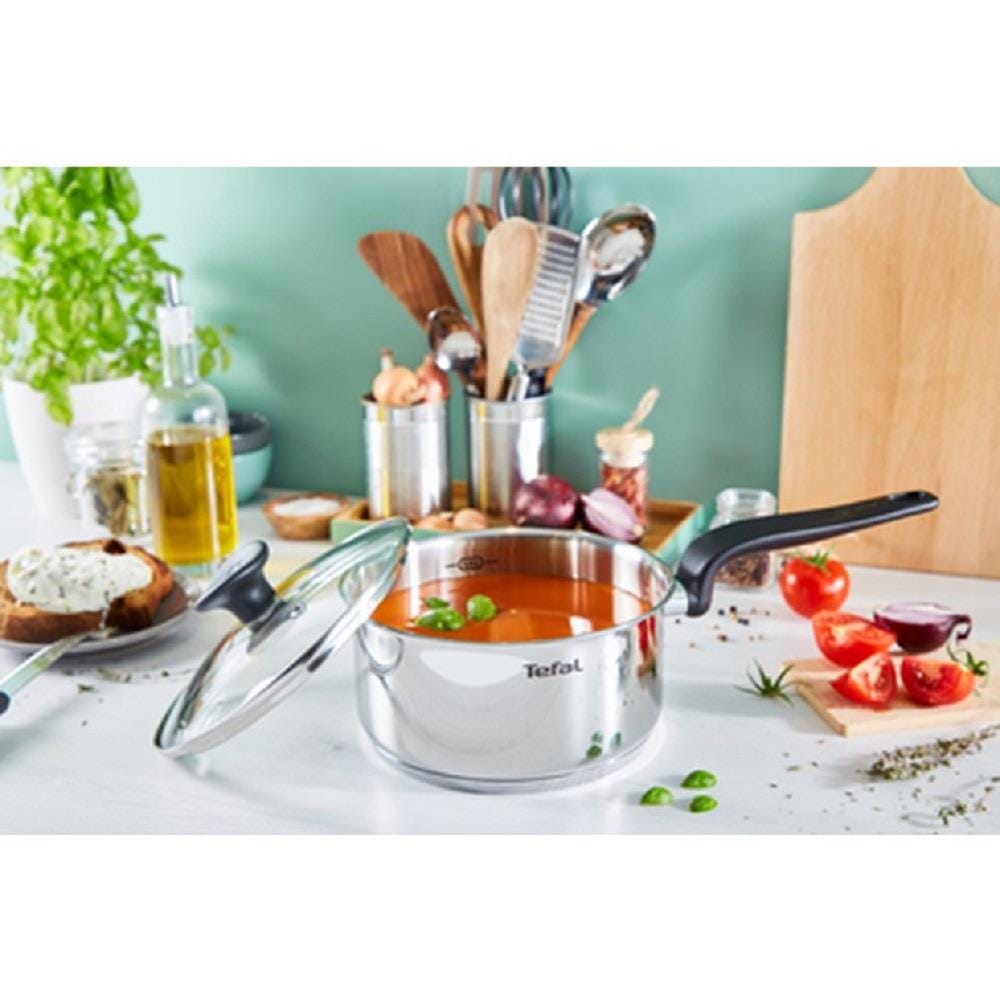 TEFAL STAINLESS STEEL STARTER SAUCEPAN 18CM -E3252395