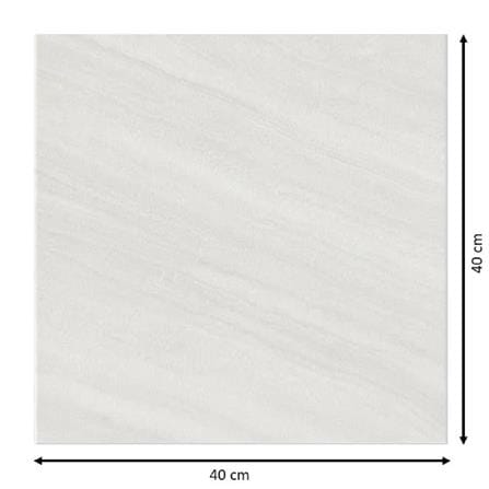 TARA FLOORTILE 40X40CM LIONE MARBLE WHITE 0.96M2