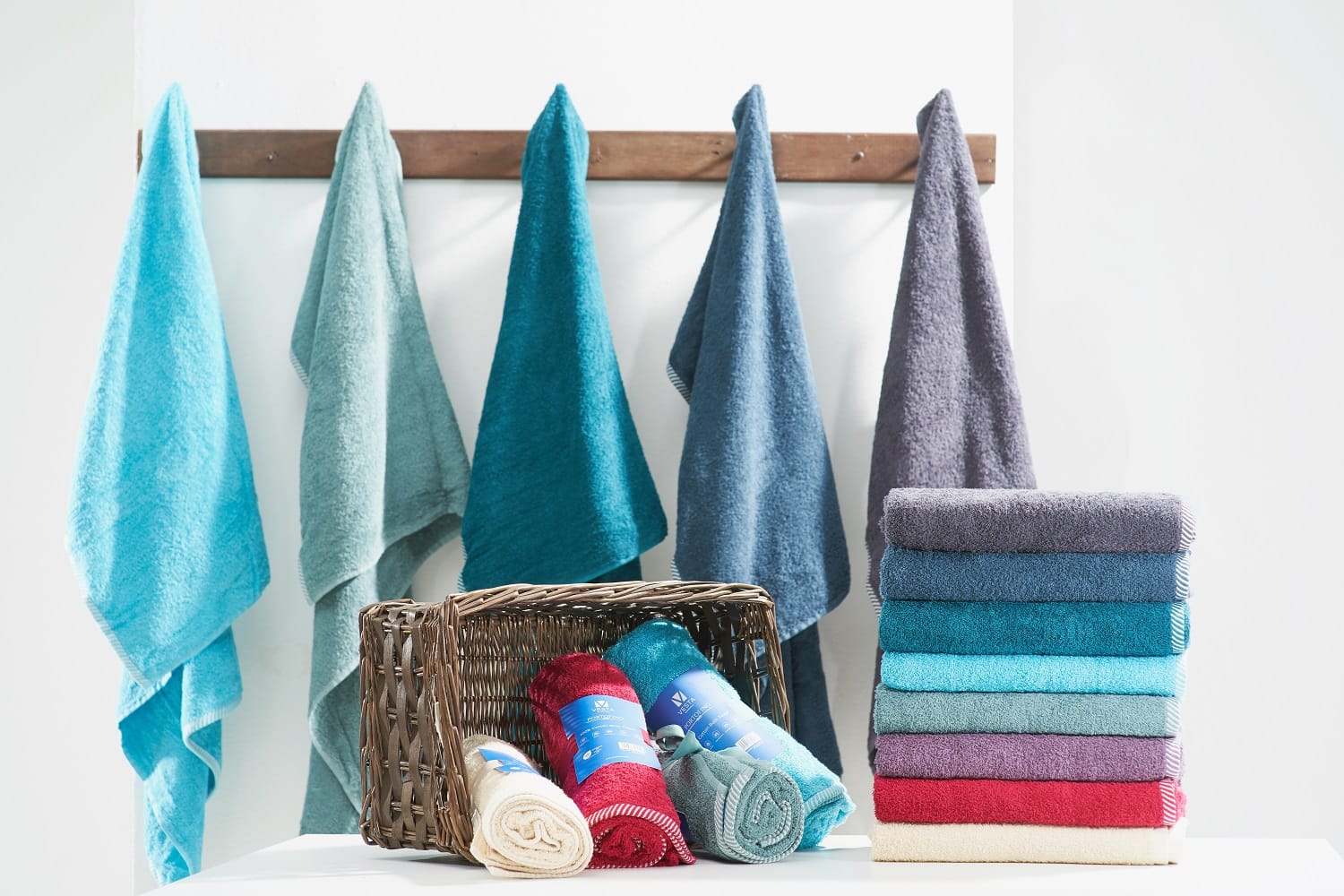 VESTA PORTOFINO BATH TOWEL 70X140CM ASST (P)