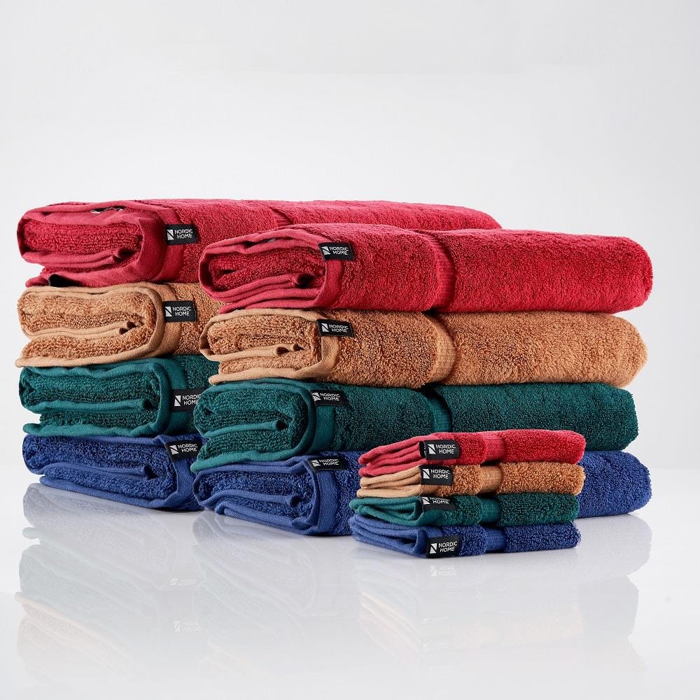 NH POISE COMBED COTTON TOWEL 4PCS SET (P)