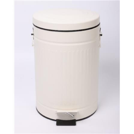 ROUND DUSTBIN META ACOO 12L CREAM 25X25X39.5CM