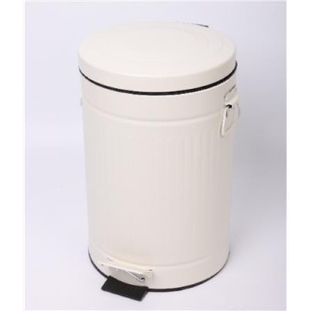 ROUND DUSTBIN META ACOO 12L CREAM 25X25X39.5CM