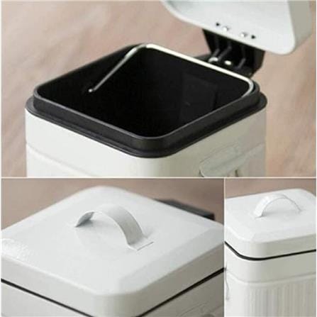 SQUARE DUSTBIN META ACOO 12L CREAM 23X31X43CM
